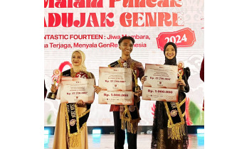 Selamat Ririn Putri Arta Siswi SMA N 2 Bukittinggi Berhasil menjadi Duta Genre Favorite Tingkat Nasional Tahun 2024 Mewakili Sumatera Barat 
